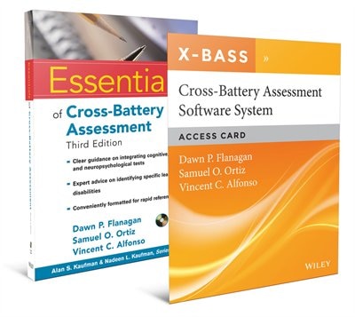 Essentials of Cross-Battery Assessment, 3e Set with Letter and XBass Registration Card