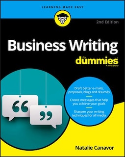 Front cover_Business Writing For Dummies