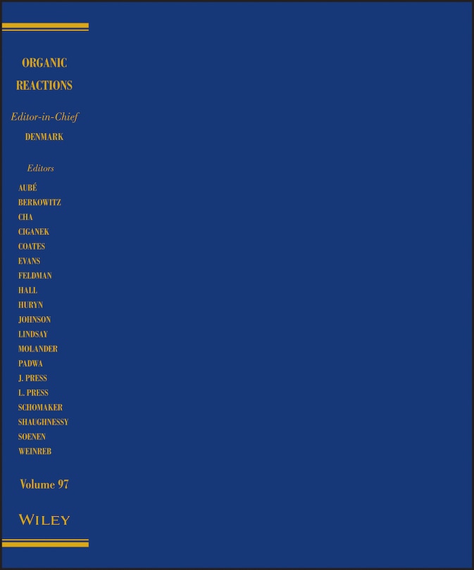 Couverture_Organic Reactions, Volume 97