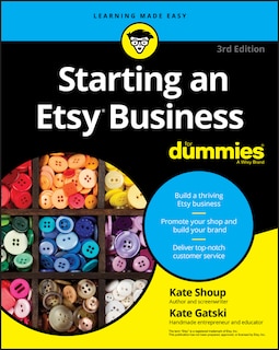Front cover_Starting an Etsy Business For Dummies