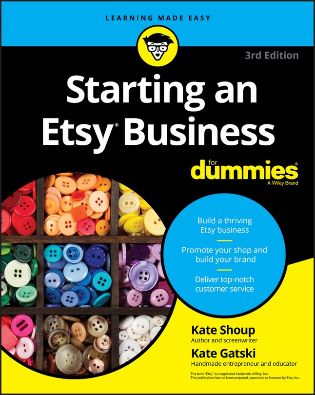 Front cover_Starting an Etsy Business For Dummies