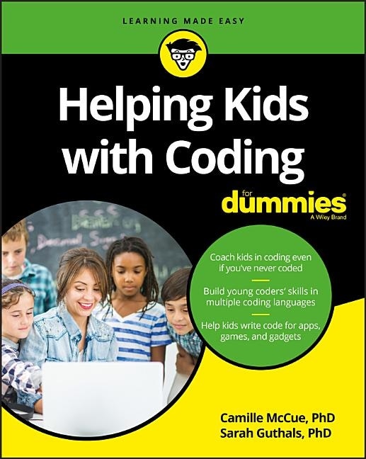 Front cover_Helping Kids with Coding For Dummies