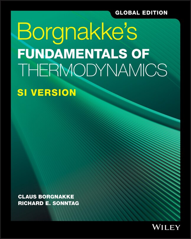 Front cover_Borgnakke's Fundamentals of Thermodynamics, Global Edition SI Version