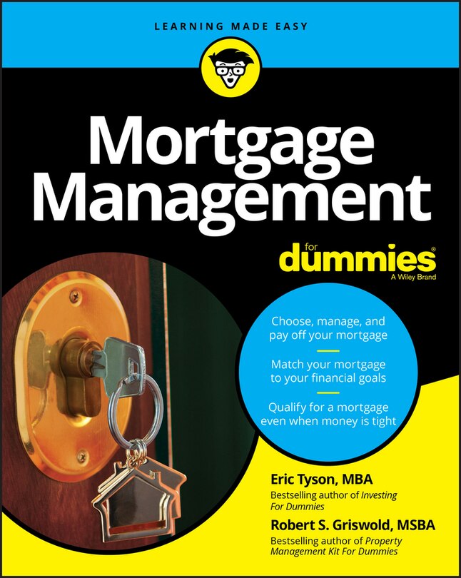 Front cover_Mortgage Management For Dummies