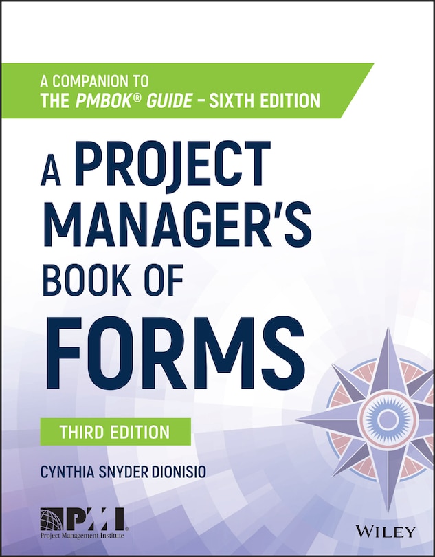 Front cover_A Project Manager's Book of Forms