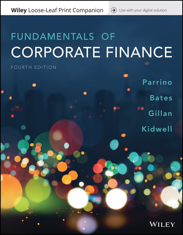 Front cover_Fundamentals of Corporate Finance, WileyPLUS + Loose-leaf