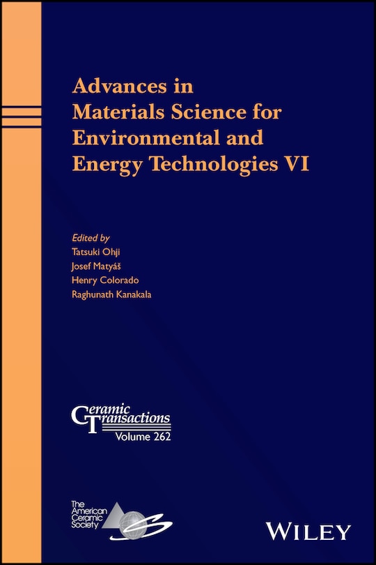 Front cover_Advances in Materials Science for Environmental and Energy Technologies VI