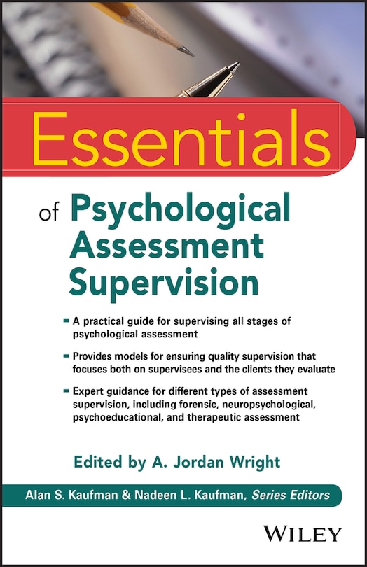 Front cover_Essentials of Psychological Assessment Supervision