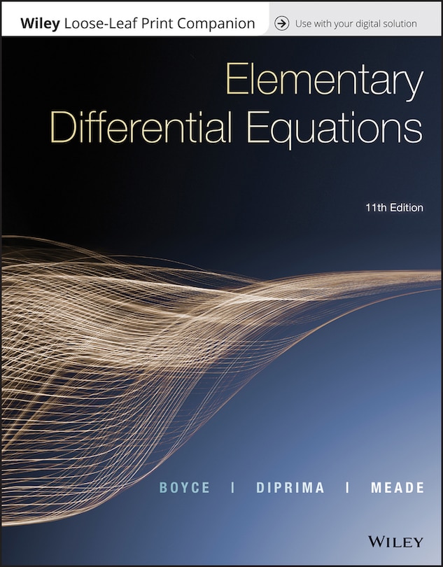 Elementary Differential Equations