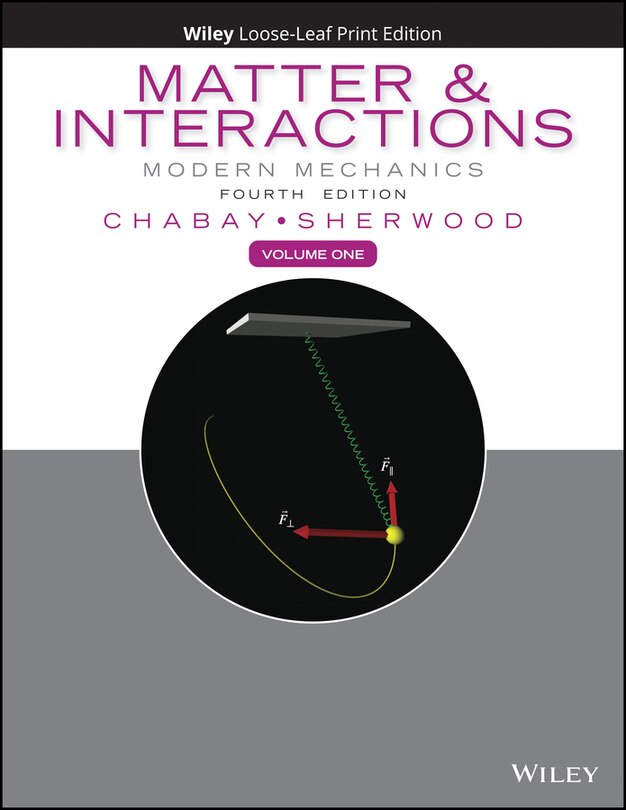 Couverture_Matter And Interactions, Volume 1