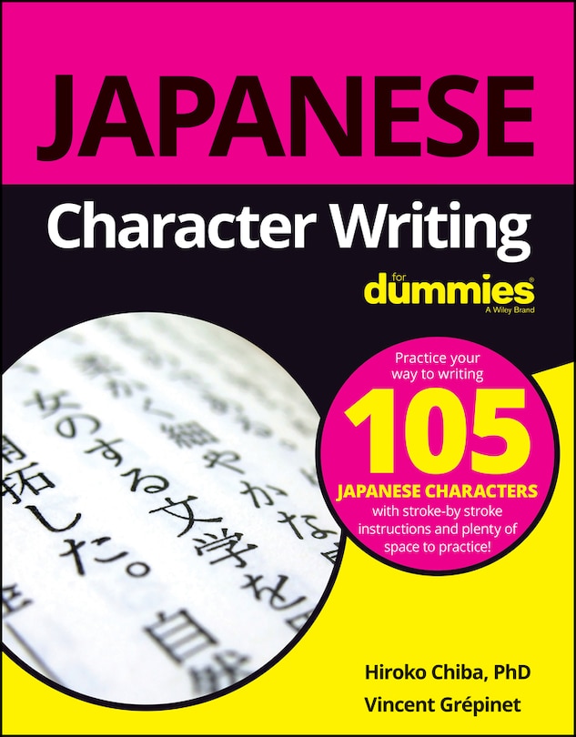Front cover_Japanese Character Writing For Dummies