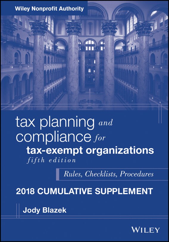 Front cover_Tax Planning and Compliance for Tax-Exempt Organizations