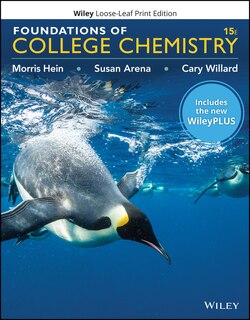 Front cover_Foundations of College Chemistry, 15e WileyPLUS Card with Loose-Leaf Set