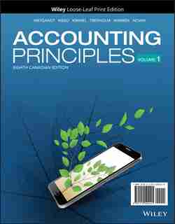 Accounting Principles, Volume 1 by Jerry J. Weygandt