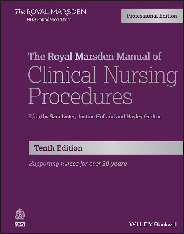 Couverture_The Royal Marsden Manual Of Clinical Nursing Procedures, Professional Edition