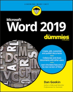 Front cover_Word 2019 For Dummies