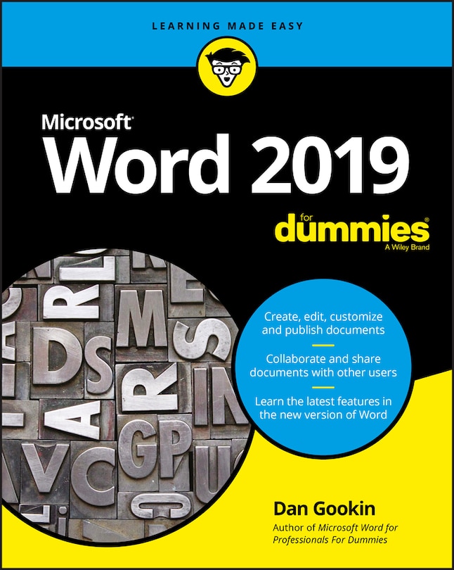 Front cover_Word 2019 For Dummies