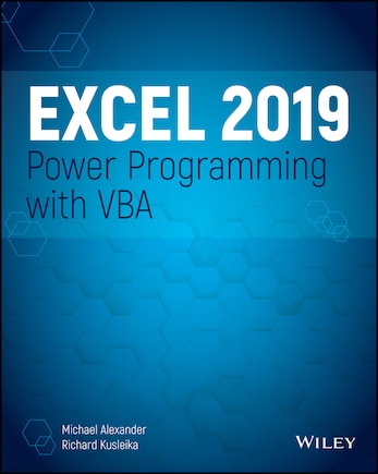 Excel 2019 Power Programming with VBA