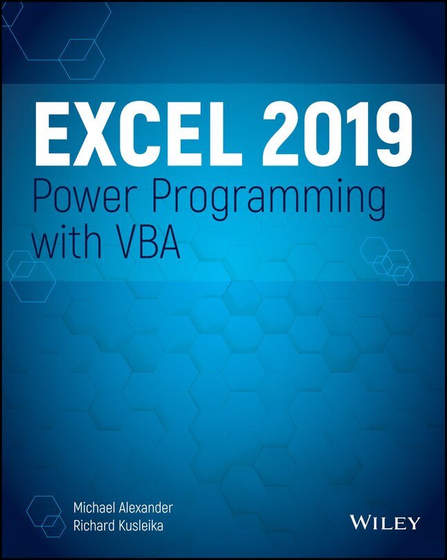 Front cover_Excel 2019 Power Programming with VBA