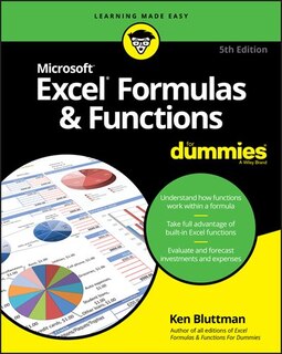 Couverture_Excel Formulas & Functions For Dummies