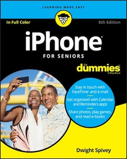 Front cover_iPhone For Seniors For Dummies