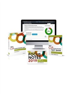 Front cover_Wiley Cia Exam Review 2019 + Test Bank + Focus Notes