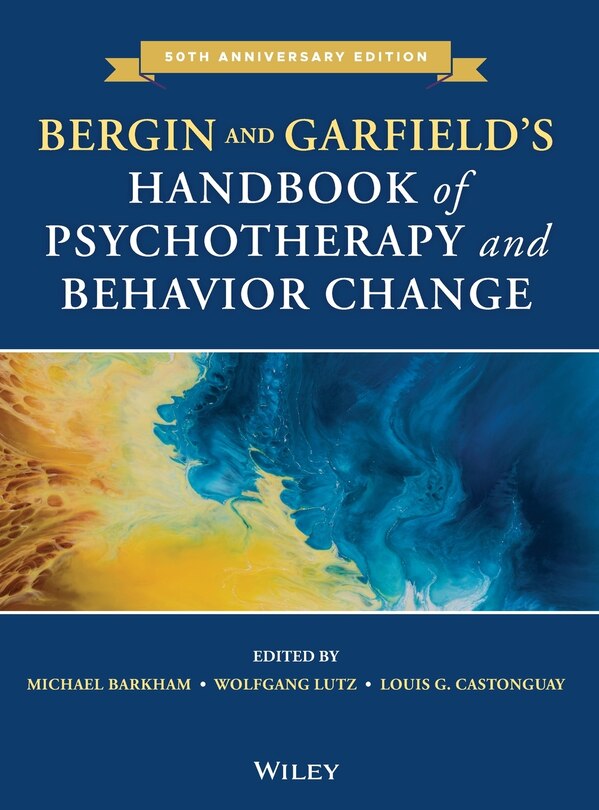 Front cover_Bergin And Garfield's Handbook Of Psychotherapy And Behavior Change