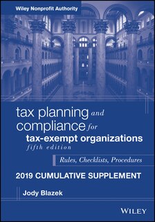 Couverture_Tax Planning And Compliance For Tax-exempt Organizations