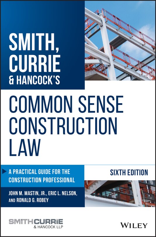 Front cover_Smith, Currie & Hancock's Common Sense Construction Law