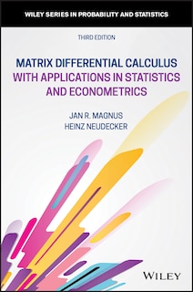 Front cover_Matrix Differential Calculus with Applications in Statistics and Econometrics
