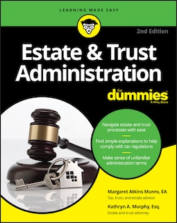 Couverture_Estate & Trust Administration For Dummies