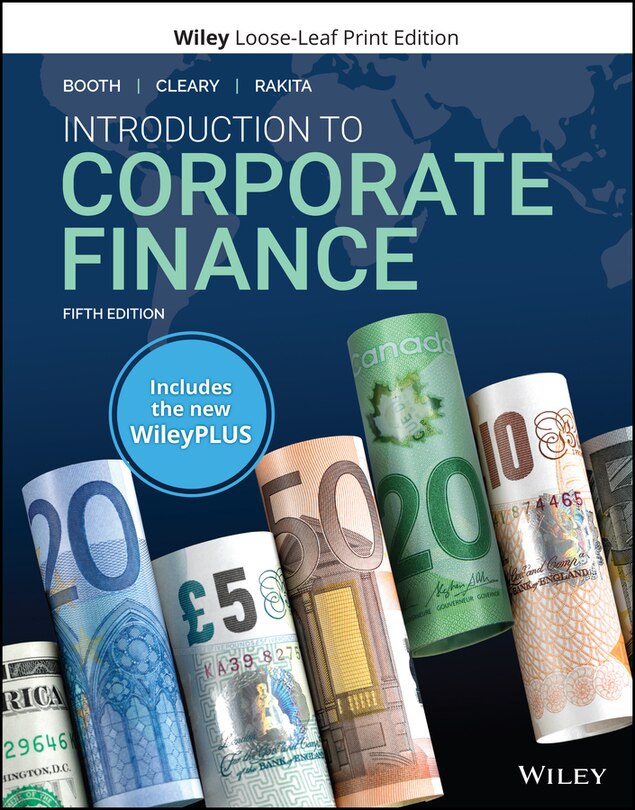 Front cover_Introduction to Corporate Finance, 5CE WileyPLUS Card with Loose-leaf Set