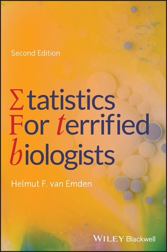 Front cover_Statistics for Terrified Biologists