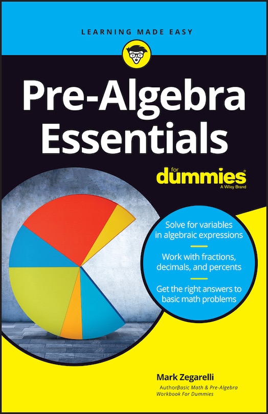 Front cover_Pre-Algebra Essentials For Dummies
