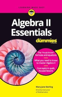 Front cover_Algebra II Essentials For Dummies