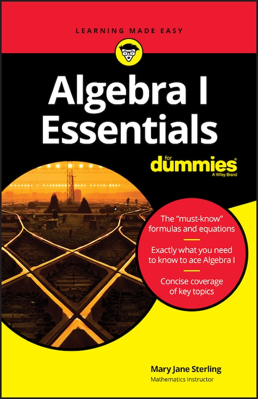 Front cover_Algebra I Essentials For Dummies