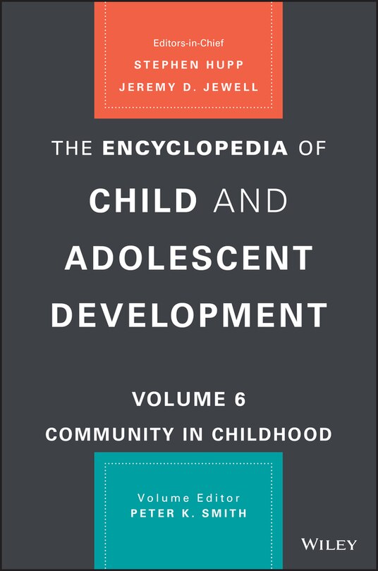 Couverture_The Encyclopedia of Child and Adolescent Development