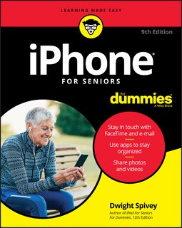 Front cover_iPhone For Seniors For Dummies