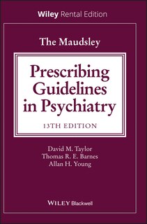 Front cover_The Maudsley Prescribing Guidelines in Psychiatry