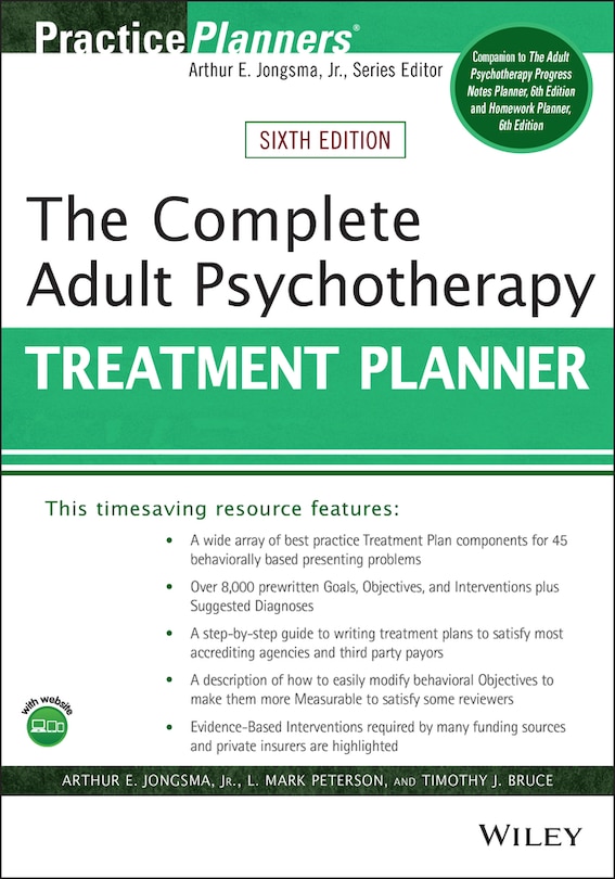 Couverture_The Complete Adult Psychotherapy Treatment Planner