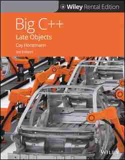Big C++: Late Objects by Cay S. Horstmann