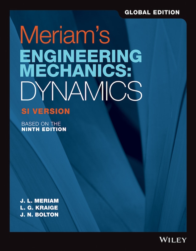 Couverture_Meriam's Engineering Mechanics