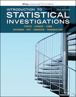 Couverture_Introduction To Statistical Investigations