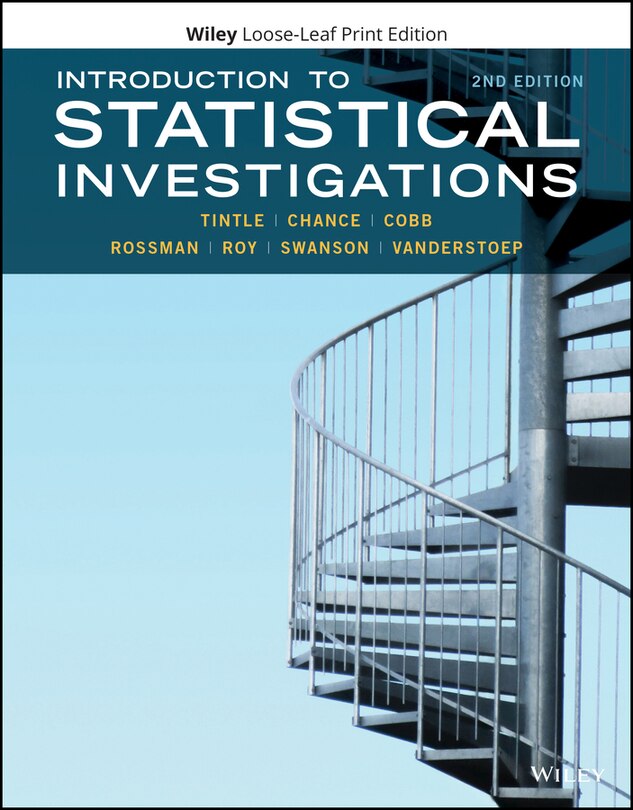 Couverture_Introduction To Statistical Investigations