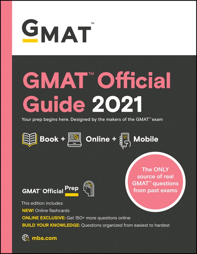 Front cover_Gmat Official Guide 2021, Book + Online Question Bank