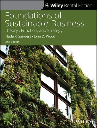 Foundations Of Sustainable Business: Theory, Function, And Strategy