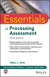 Front cover_Essentials Of Processing Assessment, 3rd Edition