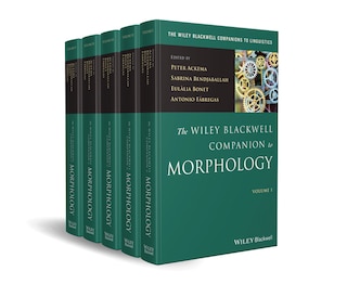 Front cover_The Wiley Blackwell Companion to Morphology, 5 Volume Set