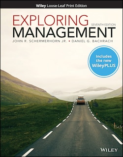 Front cover_Exploring Management, 7e WileyPLUS Card with Loose-leaf Set Single Term