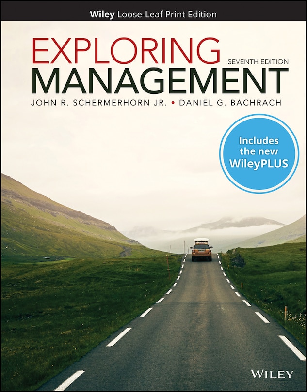 Front cover_Exploring Management, 7e WileyPLUS Card with Loose-leaf Set Single Term